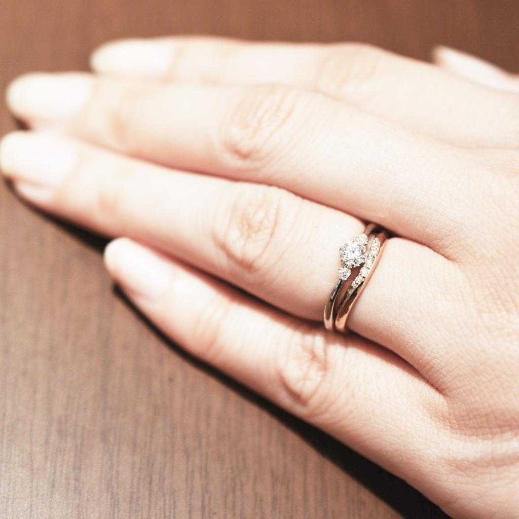 「愛の証」をロック♥重ね付けに込められた意味@手作り結婚指輪 工房スミス札幌店