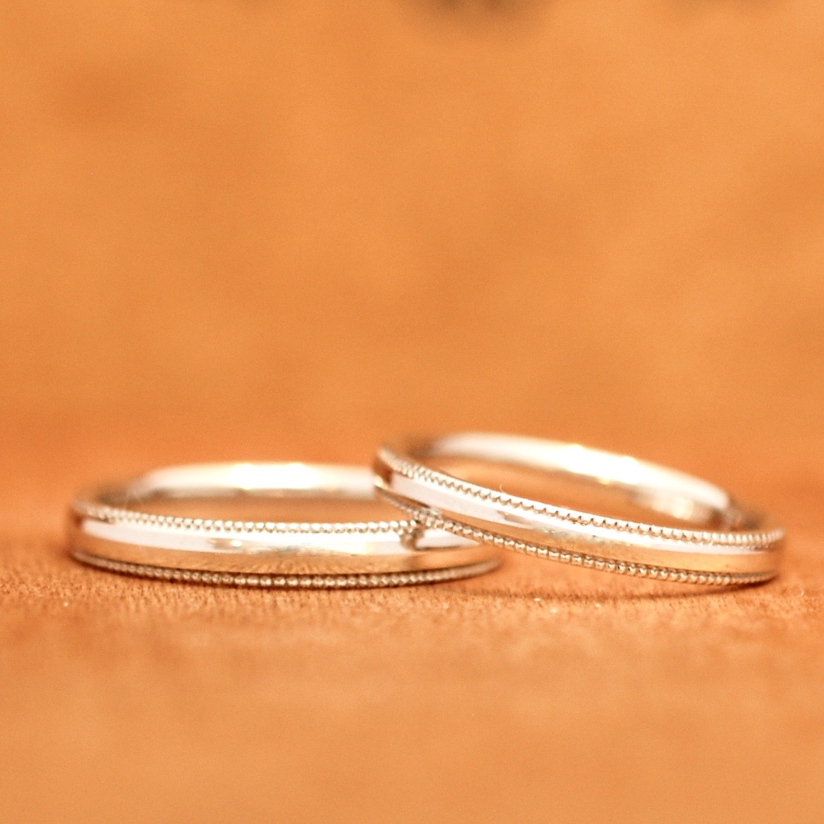 ミル打ちリングが人気急上昇！@手作り結婚指輪 工房スミス札幌店