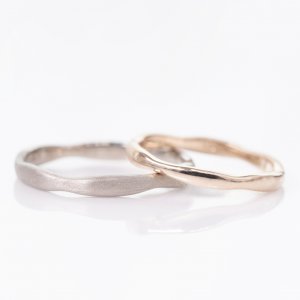 手作り結婚指輪　作品例　