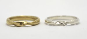 二種類のメヴィウス@手作り結婚指輪 工房スミス札幌店