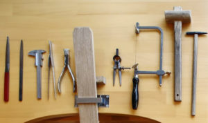 彫金工法で使用する工具をご紹介@手作り結婚指輪 工房スミス札幌店