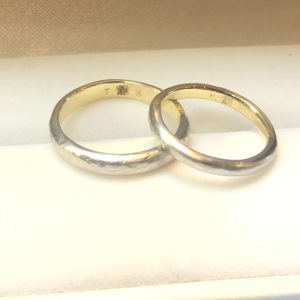 素材違いも可能@手作り結婚指輪 工房スミス札幌店