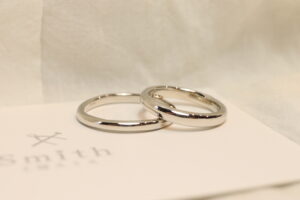 定番で王道のデザイン@手作り結婚指輪 工房スミス札幌店