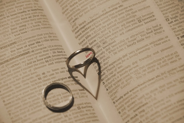 辞書と指輪