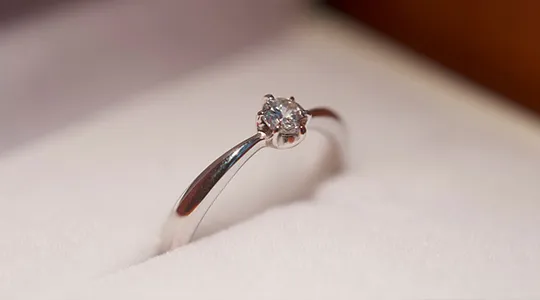 手作り婚約指輪プロポーズコースの写真