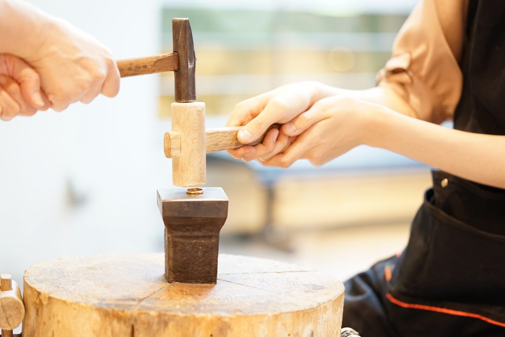 鍛造コース 手作り指輪