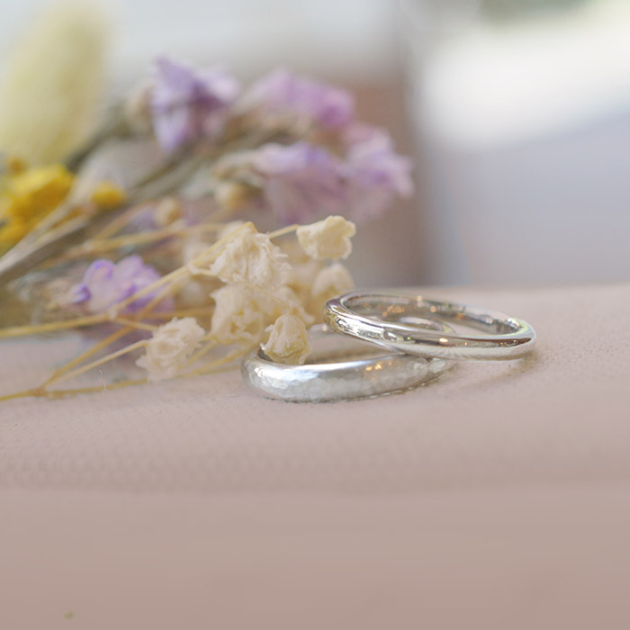 内側の絵がポイント 結婚指輪を手作りするなら工房スミス